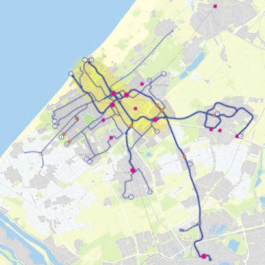 72 HAAGSE NOTA MOBILITEiT bewust kiezen slim organiseren hoofdstuk 5 vaker kiezen voor openbaar vervoer 73 RandstadRail lijn 2, 15, 16 en 17: netwerk compleet maken Het RandstadRail netwerk wordt