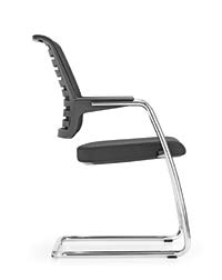 Thanks to its two-joint kinematics, it moves in sync with the body when the user reclines.