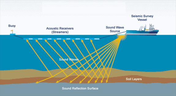 km²) Seismisch onderzoek: werking en principes