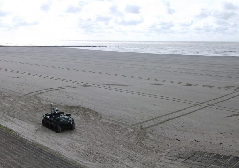 Van het strand naar de getijdenzone