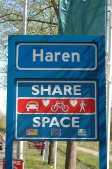 Shared Space is een nieuwe benadering voor de inrichting van de openbare ruimte.