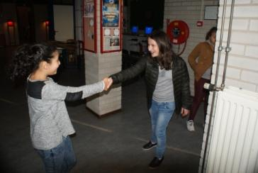 Kleuterclub onder begeleiding van Melissa die zich steeds beter gaat thuis op onze vereniging heeft samen met Selena, Christina, Nathalie, Athena, Casandra, Latifa, Judith Edith, Evita en Joyce, deze