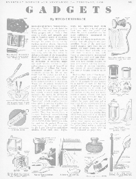 In de jaren dertig van de vorige eeuw vielen de meeste gadgets in de categorie cheap, functional, ingenious, physical en technical.
