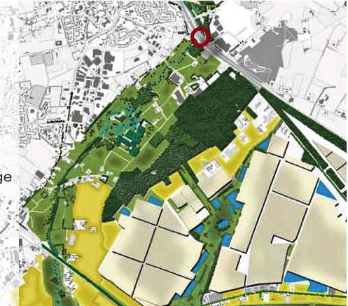 LANDSCHAPSPLAN verbindingszone tussen de bossen op de Reulsberg en de blauwgroene driehoek In het kader van de gebiedsvisie Klavertje 4 is een landschapsplan