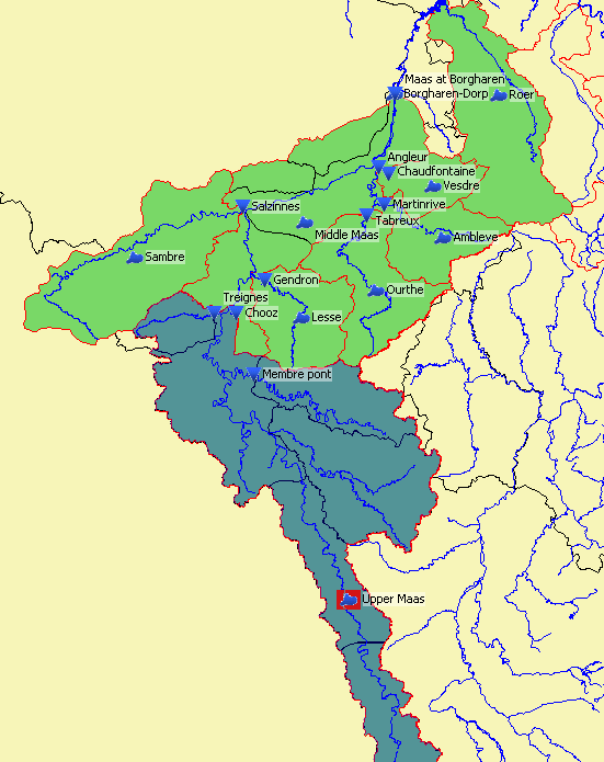 3 Voorspellingen 3.1 Voorspellingsysteem en modellen De voorspellingen van de Rijn en Maas worden uitgevoerd met het FEWS Rivieren instrument.