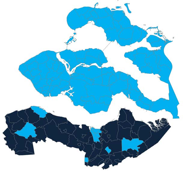 7 7 3. Waar wonen de mensen die kampen met vervoersarmoede? Kans op structurele vervoersproblemen het grootst in niet-stedelijke wijken van Zeeuws- Vlaanderen.