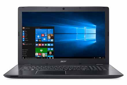 Notebook Acer Aspire E5-774G-56Z1 x Full HD mat scherm x Intel Core i5-7200u processor x 8GB DDR4 geheugen x 256GB SSD