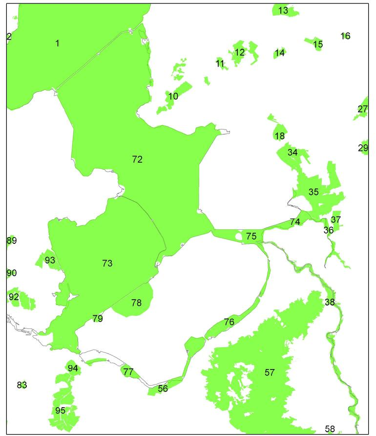 2.2 Natura 2000 doelen en beoordeling In figuur 2.4 zijn de Natura 2000 gebieden in en rondom het IJsselmeergebied weergegeven.