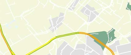 Met de Rijksweg 13/16 is in 2020 op de noordelijke ring (A20 bij Rotterdam- Centrum) vooral regionaal verkeer aanwezig is, alsmede oost-west gericht bovenregionaal verkeer.