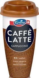 tot 1,79, van 10,64 tot 14,32 /kg Caffé Latte Emmi 6 soorten, 230