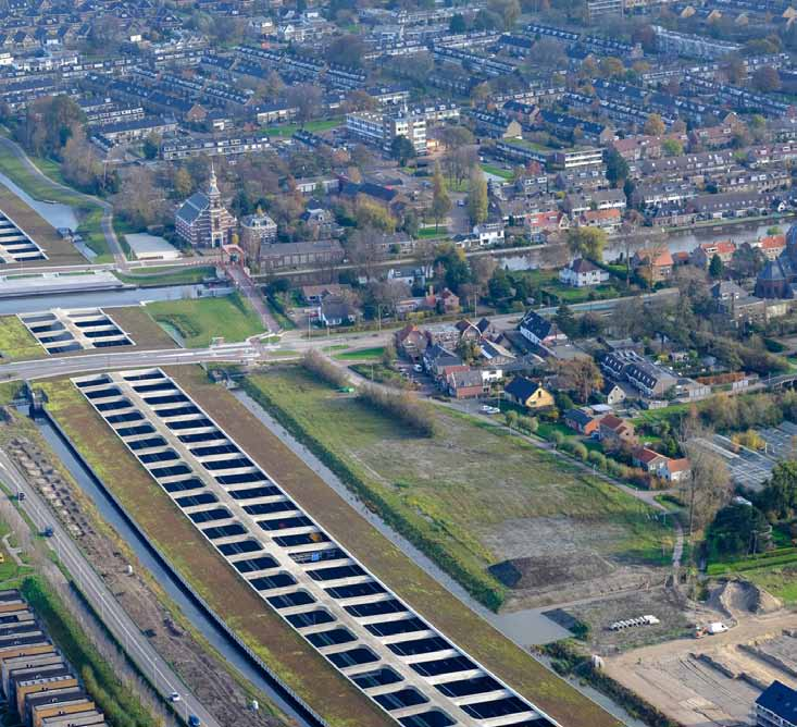 A4 aan zijde van Hoge Rijndijk nummers verwijzen naar foto s