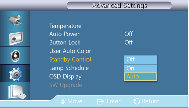 Het LCD-scherm aanpassen User Auto Color 1. Auto Color Hiermee worden automatisch de kleuren aangepast. 2. Reset Hiermee worden de kleurinstellingen hersteld.