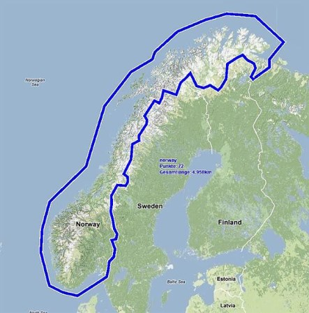 Noorwegen in het kort Enorm land qua lengte (Noord - zuid = ong 2450 km) 5,2 Miljoen
