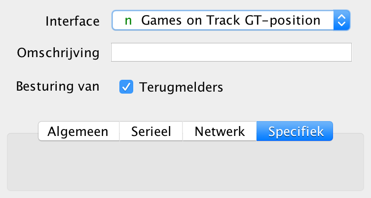 Games on Track Games on Track GT-position De GoT GT-P is een extra interface, alleen voor terugmelders, om de virtuele blokken in GT-Position als terugmelders in itrain te gebruiken.