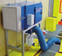 De Dryflo olienevelafscheider zorgt voor een meer productieve werkomgeving vrij van koelvloeistof en olienevel.