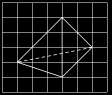 Hoeveel grensvlakken heeft deze piramide? Hoeveel hoekpunten heeft deze piramide?