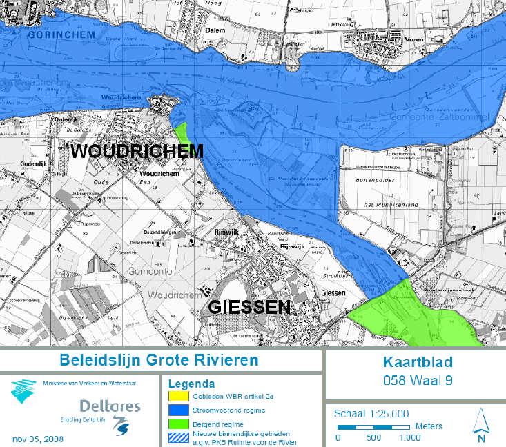 Tevens is in de regels vastgelegd dat het bouwen op eigen risico gebeurt (eventuele schade door hoogwater kan niet verhaald worden op het Rijk).