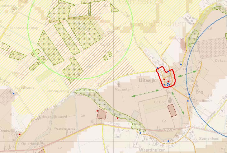 Bron: www.brabant.nl N Figuur 4.1 Cultuurhistorische waarde ( = bedrijfslocatie) 4.1.3.