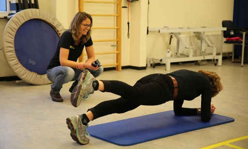 functioneel: benen core (mn 1 been activiteiten) aandacht voor goede sporing