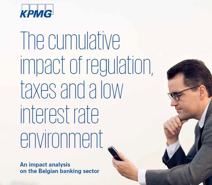 De vele uitdagingen zetten het structureel rendement extra onder druk in ons land KPMG study The cumulative impact of regulation, taxes and a low interest rate environment https://home.kpmg.