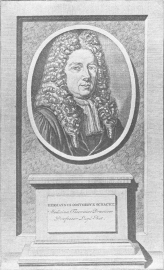 Geschiedenis der geneeskunde Herman Oosterdijk Schacht hoogleraar in de schaduw van Boerhaave door Dr. H. L.