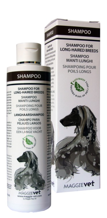 De MaggieVet shampoos zijn verkrijgbaar in verschillende varianten en zijn sterk in specifieke haartypes, hierdoor is er voor elke hondenras een geschikte vachtverzorging.