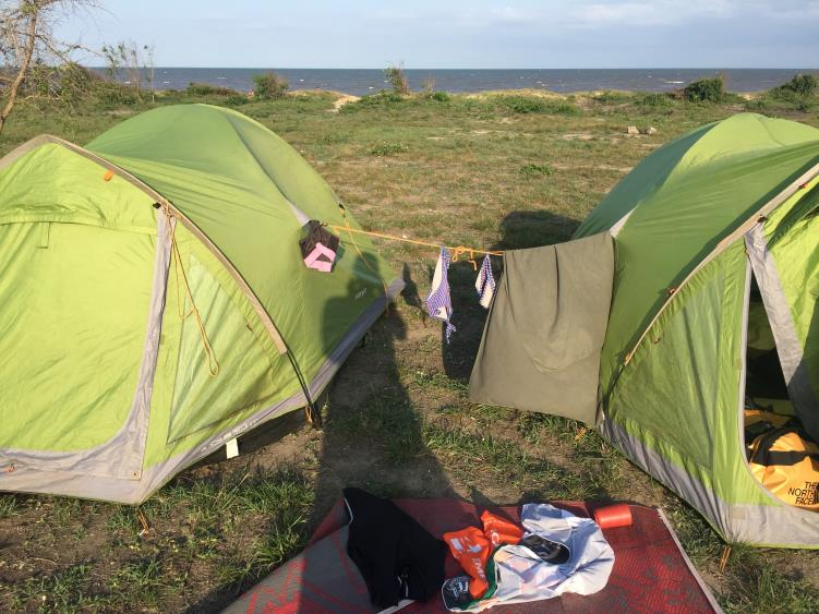 dag Accommodatie: Kamperen in tenten, in de