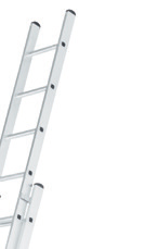 Opsteekladders Z 300 Opsteekladders, 2-delig De ladder voor werkzaaheden op grote hoogten. Cofortabel en nauwkeurig van sport tot sport in hoogte verstelbaar.