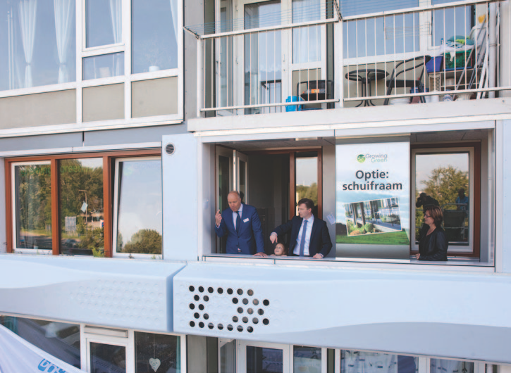 foto: Provincie Zuid-Holland project #14 growing green modelwoning Growing Green maakt een bestaand appartement weer toekomst- en levensbestendig; tevreden bewoners en een sterk verbeterde