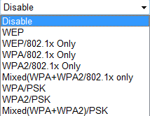 Wireless LAN Security Wanneer u de DrayTek configureert raden wij u altijd aan om de draadloze verbinding te beveiligen met een wachtwoord.