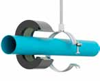 beugels - 13 mm Voor montage van leidingen met elastomeer isolatie tegen wand of plafond ter voorkoming van koudebruggen. eugel: elektrolytisch verzinkt.
