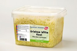 Bieze Foodservice Frisse witte koolsalade, op smaak gebracht met authentieke Griekse kruiden.