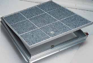 VLOER-/ INSPECTIELUIKEN Standaard vloer-/inspectieluiken Vloer-/inspectieluiken voor afwerkvloeren met een dikte van 25, mm, vervaardigd uit: - aluminium.