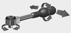 onbewerkt 4210 486-000 RVS tapbout M 8 x 18 voor bevestiging profielen aan montagedelen 2 en 3 4000