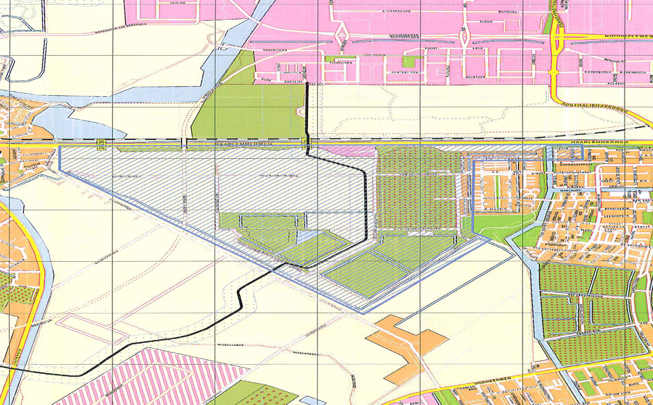 projectnr. 182846 27 augustus 2009, rev 2.0 3.4.2 Quickscan externe veiligheid Bestemmingsplan 'Osdorper Binnenpolder Noord' Kooldioxideleiding Door het plangebied loopt één CO2-leiding.