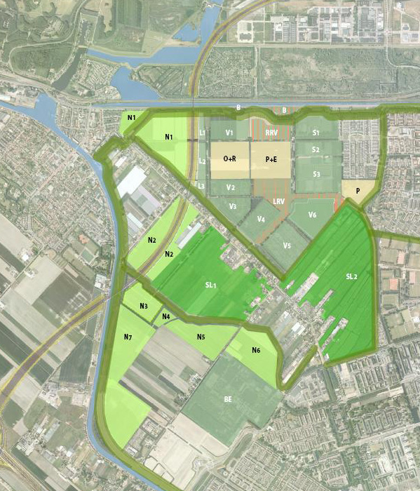 Westrandweg Aan de westzijde door het plangebied wordt een tracébesluitprocedure doorlopen om de Westrandweg te kunnen aanleggen.