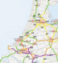 Tabel 3.2.6: Categorisering van wegen in het Basisnet Categorie Gebruiksruimte vervoer Maatregelen RO nieuw Maatregelen RO bestaand Paars Toename vervoer mogelijk t.o.v. prognose 2020 met factor 1.