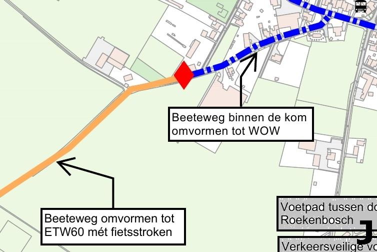 De betekenis van de Ooijenseweg binnen de hoofdwegenstructuur is beperkt doordat het autoverkeer van/naar de Maasdorpen vooral een westelijke oriëntatie heeft en veel minder een noord-zuid oriëntatie.