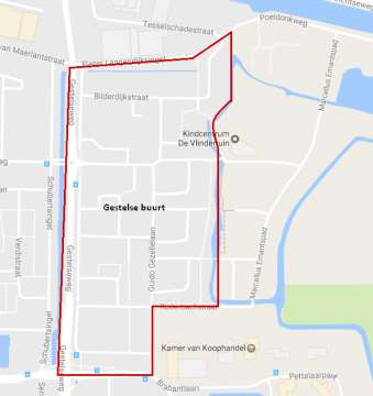 Bron: Leefbaarometer 33 Bron: Google Maps 4.3 De opgave in de Gestelse Buurt Fysiek Woningcorporatie BrabantWonen bezit bijna alle huizen in de wijk. De eengezinswoningen zijn rond 2008 gerenoveerd.