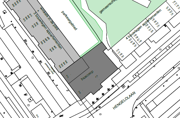 Nu de Eurocinema-locatie weer een functie krijgt, wordt invulling gegeven aan het belang dat in de Structuurvisie Den Haag Zuidwest wordt toegekend aan een sterke Leywegzone.