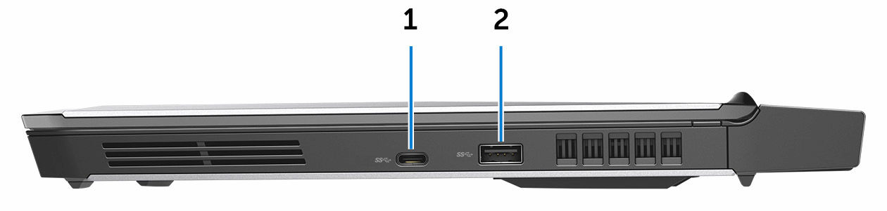 OPMERKING: Als er een USB-apparaat wordt aangesloten op de PowerShare-poort voordat de computer wordt uitgeschakeld of in de slaapstand wordt gezet, moet u het apparaat loskoppelen en opnieuw