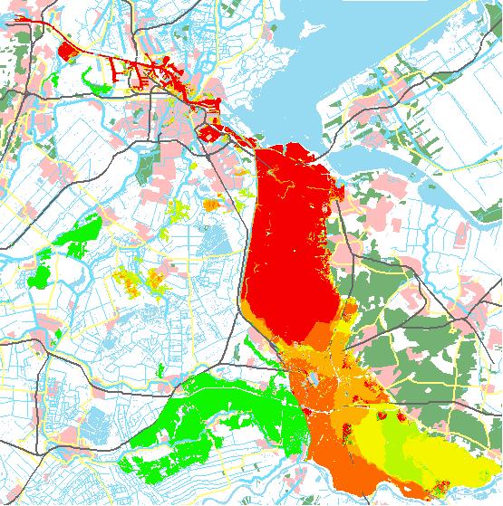 IJmuiden Haarlem golf1250 max waterdiepte (m) 0 0-0.25 0.25-0.5 0.5-1 1.0-1.5 1.5-2 2.0-2.5 2.