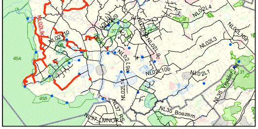 Littenseradiel, Menaldumadeel, Nijefurd, Skarsterlân, Tytsjerksteradiel, Wûnseradiel, Wymbritseradiel, Zuidhorn Karakterschets van het waterlichaam Afwateringskanaal met stilstaand tot langzaam