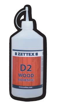 2,5kg - 5kg 10kg - 25 kg D3 Wood Adhesive Zettex D3 Wood Adhesive is een universele, oplosmiddel- en waterbestendige houtlijm.