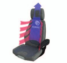 De premium bestuurdersstoel: dempt, ondersteunt en verwarmt. Wie dynamisch en actief wil zitten, krijgt hier de volledige ondersteuning.