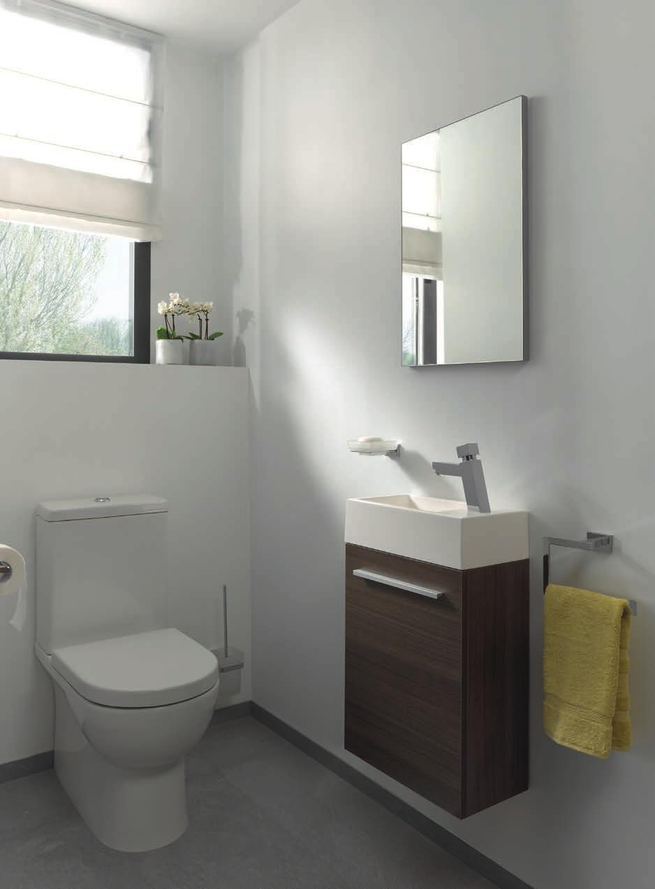 TOILETMEUBELEN MEUBLES DE TOILETTE Naast het ruime badkamermeubelen aanbod bieden wij ook een brede waaier aan toiletmeubelen aan.