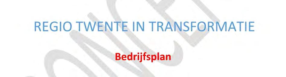 bedrijfsplannen Regio Twente in