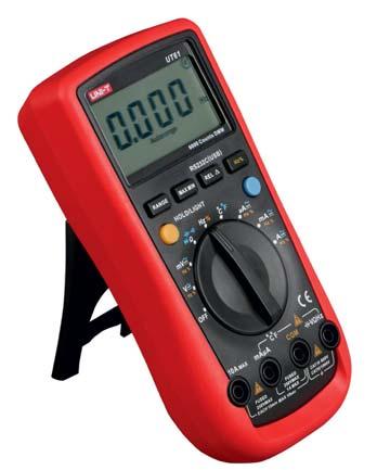 UT61A Moderne Autoranging Multimeter Automatische of handmatige bereikkeuze Bereik DC spanning tot 1000V Bereik AC spanning tot 750V Bereik AC/DC stroom tot 10A Capaciteit tot 4000 F Frequentie tot