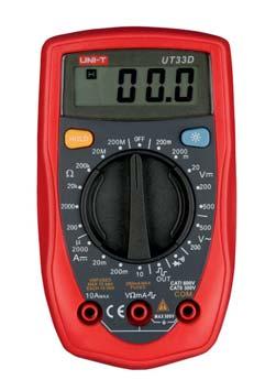 MULTIMETERS True RMS UT139C Robuuste TRMS Multimeter Automatische en handmatige bereikkeuze Bereik AC/DC spanning tot 600V Bereik AC/DC stroom tot 10A Capaciteit tot 100mF Frequentie tot 10MHz