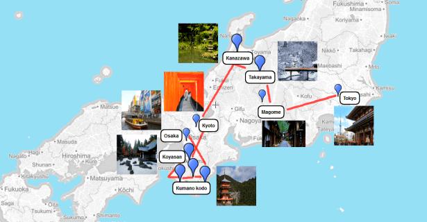 HANDIGE INFORMATIE Gedurende de winter ligt er mogelijk sneeuw in Takayama.